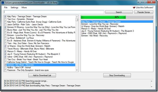 無料のGroovesharkダウンローダー