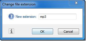 Alterar extensão de arquivo no menu Shell [Windows]