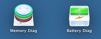 Memory Diag 和 Battery Diag 是兩個簡單的系統監控應用程式 [Mac]