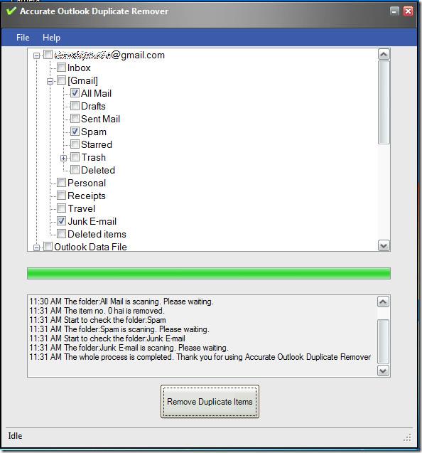 Outlook 自動重複刪除器