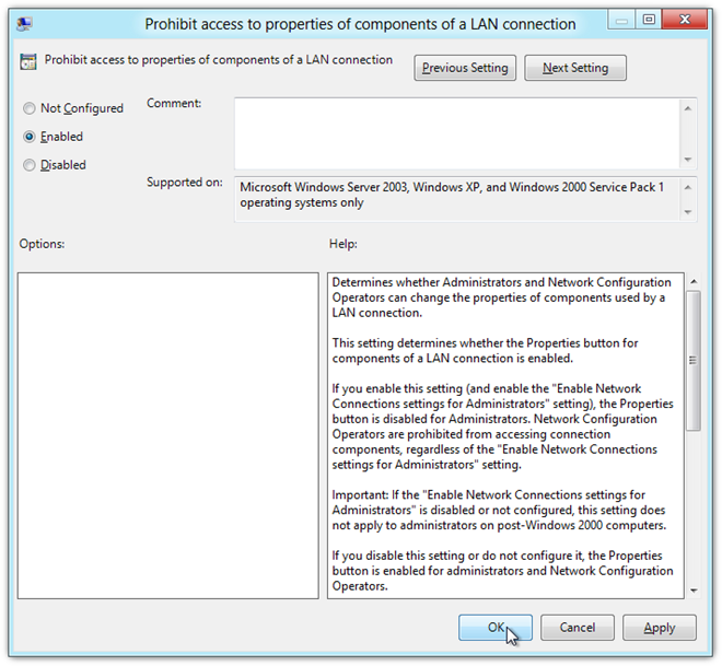 Como impedir que usuários de contas do Windows 8 alterem as configurações da Internet [Dica]