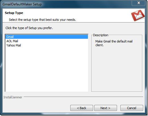 ตั้งค่า GMail, Yahoo, AOL เป็นไคลเอนต์ MailTo เริ่มต้นของคุณ [Windows]