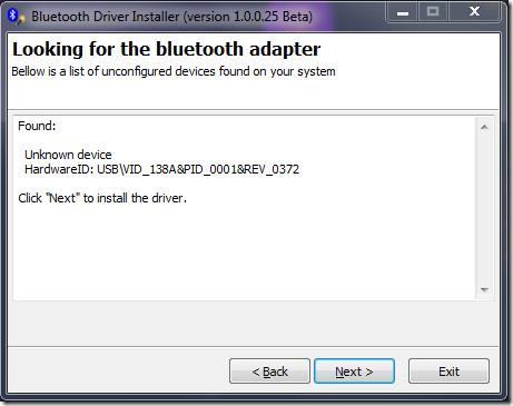 Installieren Sie den Bluetooth-Treiber unter Windows 7