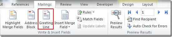 Mala direta do Word 2010