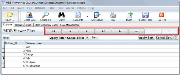 Gegevenstabel bekijken, invoegen en wijzigen zonder MS Access te gebruiken Gegevenstabel bekijken, invoegen en wijzigen zonder MS Access te gebruiken