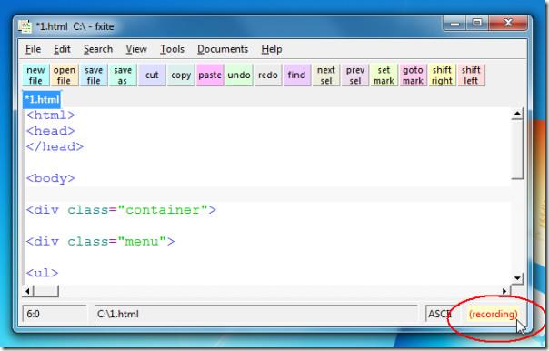 Fxite: โปรแกรมแก้ไขข้อความแบบปรับแต่งได้พร้อมฟีเจอร์ครบครันและการรองรับมาโคร