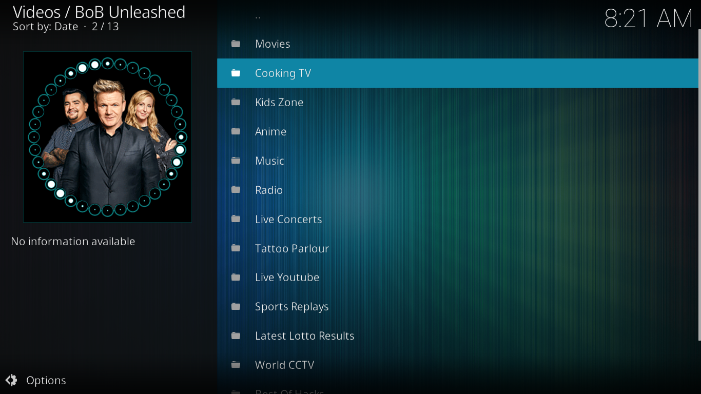 Module complémentaire BoB Unleashed : libérez la puissance de Kodi