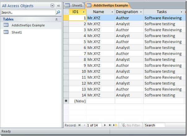 Access 2010: Importar planilha do Excel 2010