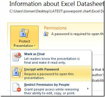 密碼保護 PowerPoint 2010 簡報 [加密]