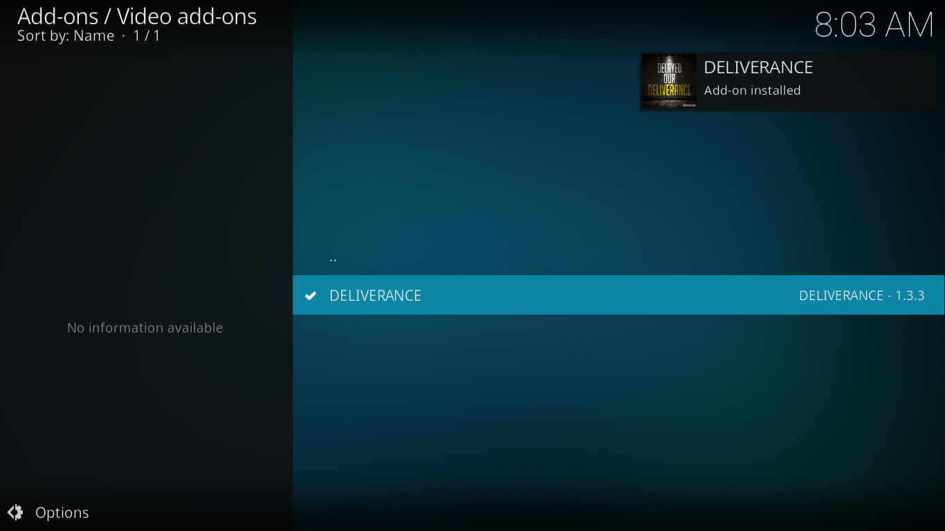 Add-on Deliverance para Kodi (alternativa ao Sports Devil) Add-on Deliverance para Kodi (alternativa ao Sports Devil)