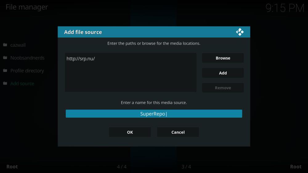 Elysium Kodiアドオンのインストール方法、複数の作業リポジトリ