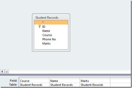 MS Access 2010: Criar consulta de tabela de referência cruzada simples