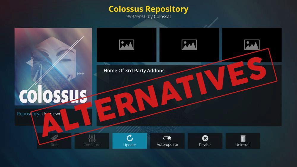 Melhores alternativas ao repositório Colossus para Kodi