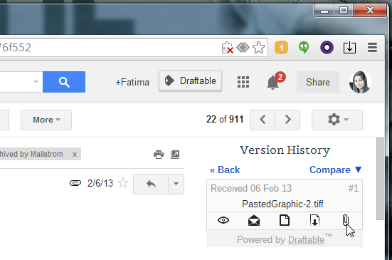Bijlageversies in Gmail-threads bekijken en vergelijken [Chrome]