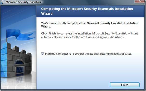 Test de Microsoft Security Essentials (avec captures d'écran)