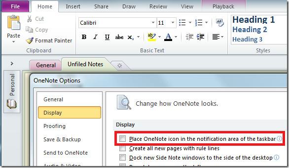 從啟動中刪除 OneNote 2010 螢幕剪輯器