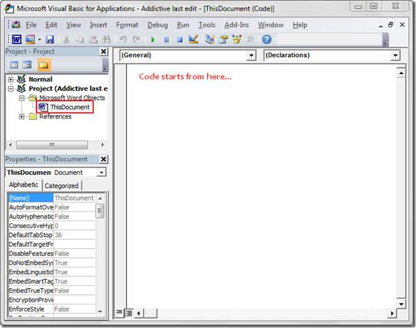 Lembrar e retornar à última linha editada no documento do Word