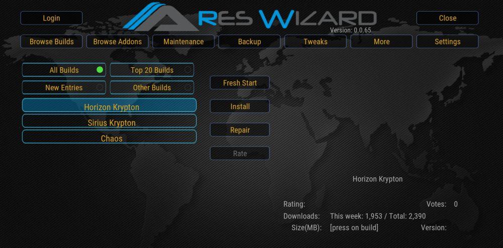 Kodi Horizo​​n Build – 如何在 Kodi 17 上安裝 Horizo​​n Build
