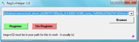 Windows에서 RegSvrHelper를 사용하여 DLL 파일 등록/등록 해제