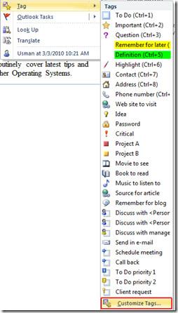 OneNote 2010: Руководство по тегам
