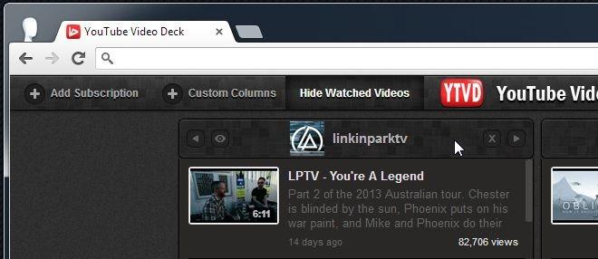 YTVD é como o TweetDeck para suas assinaturas de canais do YouTube
