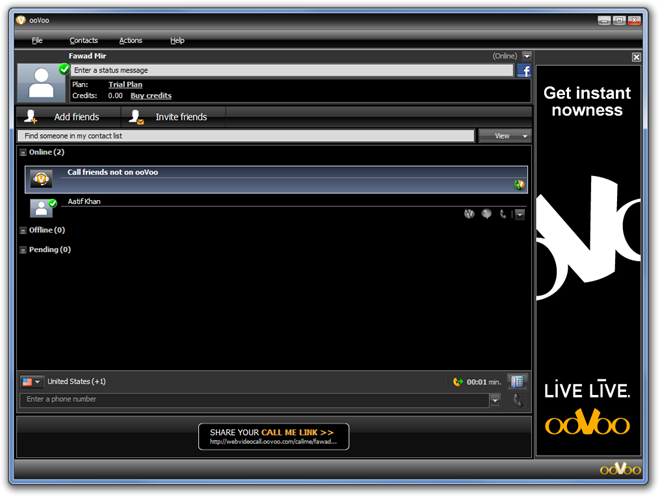 OoVoo: applicazione multipiattaforma per chat di testo, voce e video gratuite OoVoo: applicazione multipiattaforma per chat di testo, voce e video gratuite