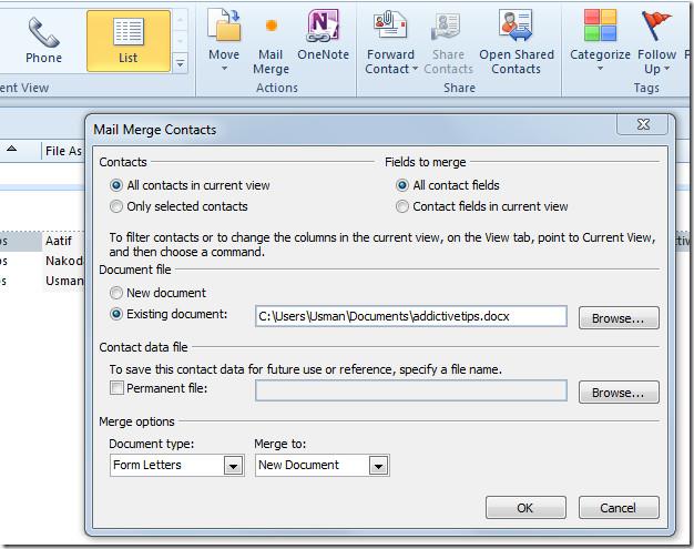 Outlook 2010 通訊錄聯絡人使用者指南