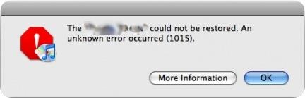 Nasıl Yapılır: iPhone 3G/3GS 1015 iTunes Geri Yükleme Hatası Nasıl Düzeltilir Nasıl Yapılır: iPhone 3G/3GS 1015 iTunes Geri Yükleme Hatası Nasıl Düzeltilir