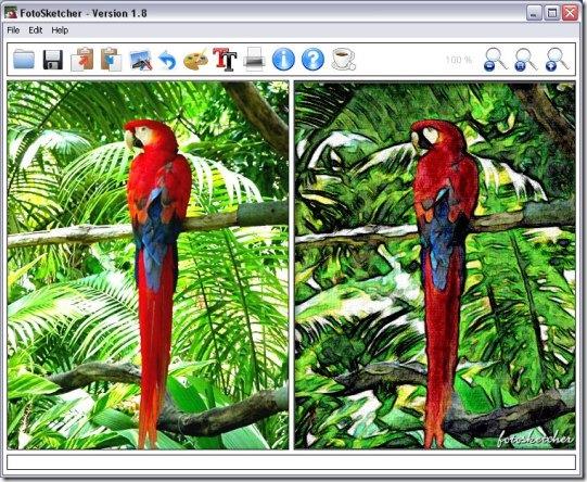 使用 FotoSketcher 將照片轉換為繪畫、素描或卡通