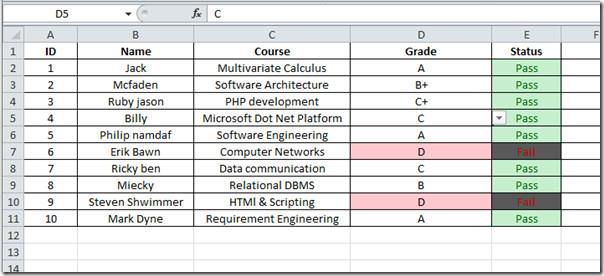 Excel 2010: Lista de Validação de Dados