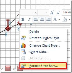 Excel 2010：誤差線