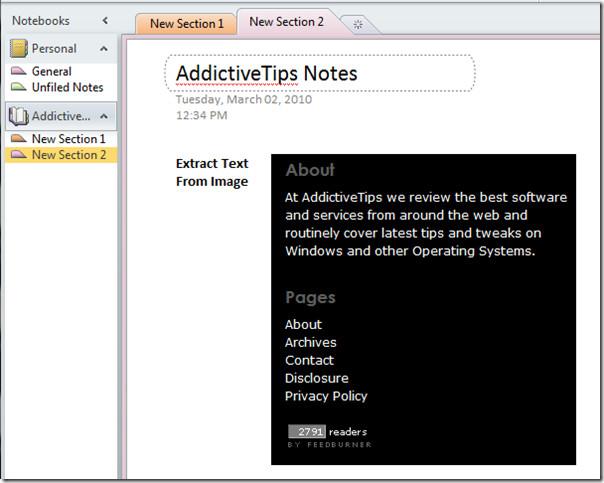 Office OneNote 2010：從圖像中擷取文字 [OCR]