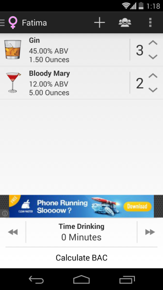 Tieni sotto controllo i livelli di alcol con Blood Alcohol Finder [Android]