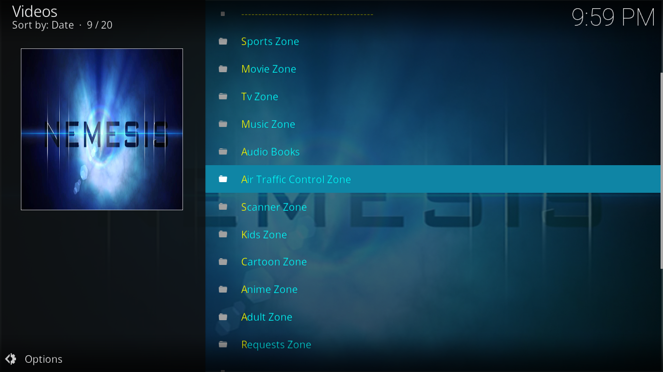 Дополнение Nemesis для Kodi — как установить Nemesis на Kodi