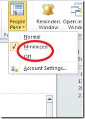 ¿Qué es el panel de personas de Outlook 2010 y cómo deshabilitarlo?