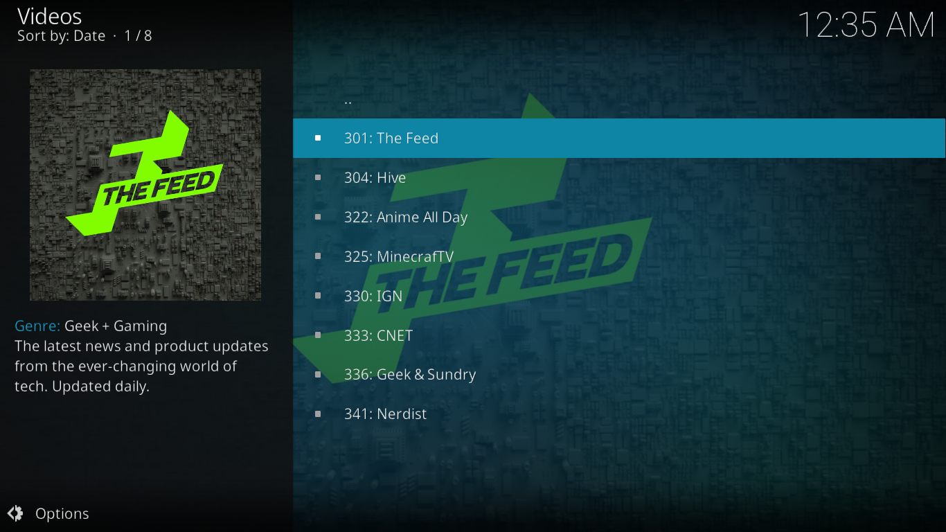 Module complémentaire Pluto.tv pour Kodi : installation et visite guidée Module complémentaire Pluto.tv pour Kodi : installation et visite guidée