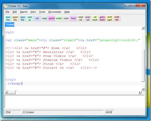 Fxite: โปรแกรมแก้ไขข้อความแบบปรับแต่งได้พร้อมฟีเจอร์ครบครันและการรองรับมาโคร