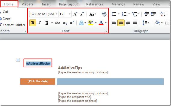 Mala direta do Word 2010