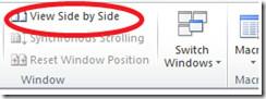 Microsoft Word 2010: ดูเอกสารสองฉบับแบบเคียงข้างกัน