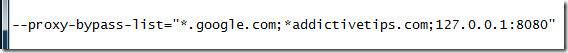 Impostazioni del server proxy di Google Chrome