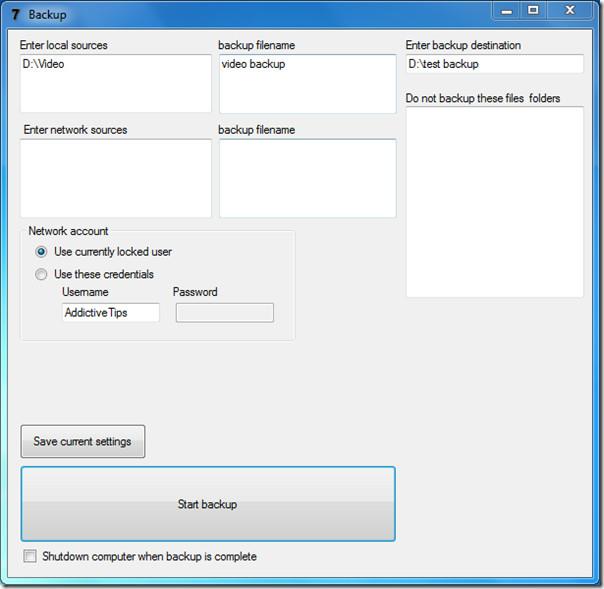 النسخ الاحتياطي الآمن للملفات بتنسيق 7-Zip باستخدام 7Backup [Windows]