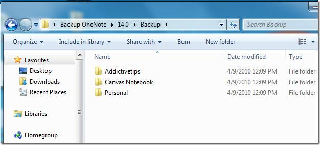 OneNote 2010 ノートブックのバックアップ OneNote 2010 ノートブックのバックアップ