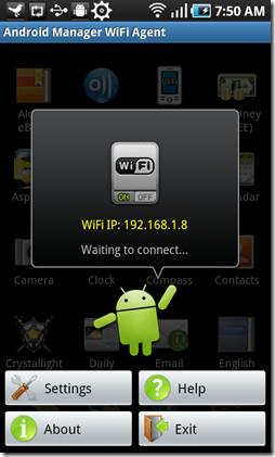 Android マネージャー WiFi は、Windows PC とワイヤレスで同期およびファイルを転送します