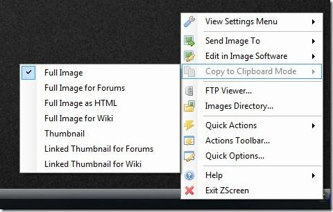 ZScreenでスクリーンショットを撮ってオンラインにアップロード