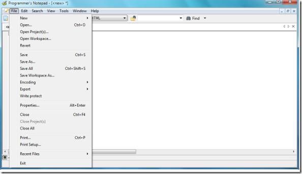 Programmer's NotePad 2 – 開発者向けポータブルテキストエディタ