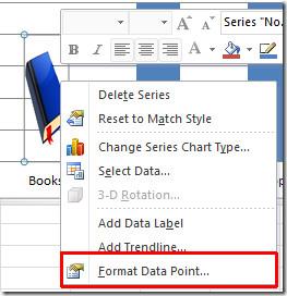Excel 2010: 絵文字（画像付きグラフ）