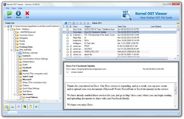 Outlook 2010 Kullanmadan PST ve OST Dosyaları Nasıl Açılır?