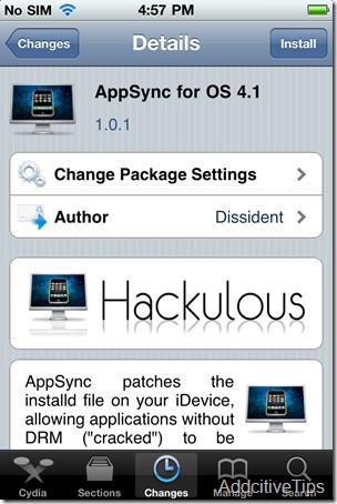IPA-bestanden installeren met AppSync 4.1 voor iOS 4.1 Jailbreak-firmware IPA-bestanden installeren met AppSync 4.1 voor iOS 4.1 Jailbreak-firmware