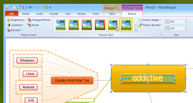 MindMaple, Bilgisayarlar Arası Erişime Sahip Bir Windows ve iOS Zihin Haritalama Aracıdır