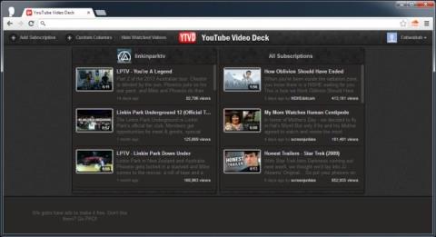 YTVD يشبه TweetDeck لاشتراكات قناتك على YouTube